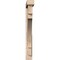 Ekena Millwork Merced Block Smooth Bracket w/ Offset Brace, Douglas Fir, 5 1/2"W x 42"D x 48"H BKT0604X42X48MRC05SDF - alternate 3